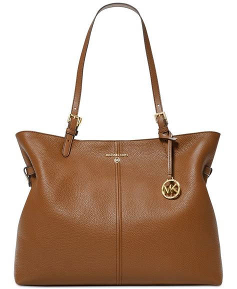 michael michael kors lenox large leather tote bag|michael kors bag tote sale.